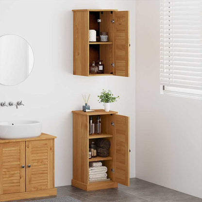 Set di mobili per il bagno VIGO 2 pcs Marrone e Marrone Miele | homemem39