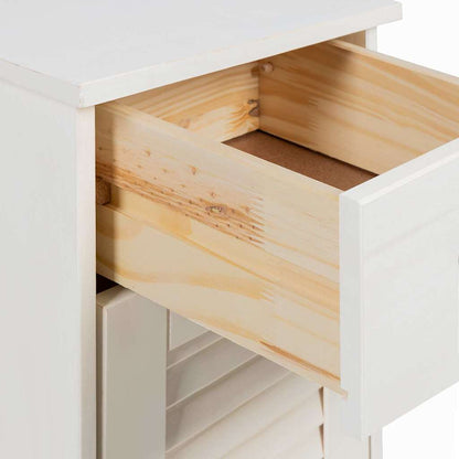 Mobile da Bagno con cassetto VIGO 2 pcs Bianco e Bianco Antico | homemem39