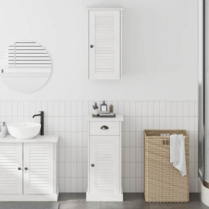 Mobile da Bagno con cassetto VIGO 2 pcs Bianco e Bianco Antico