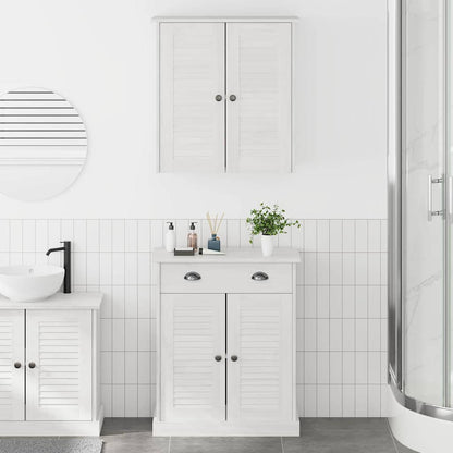 Set di mobili per il bagno VIGO 2 pcs Bianco e Bianco Antico