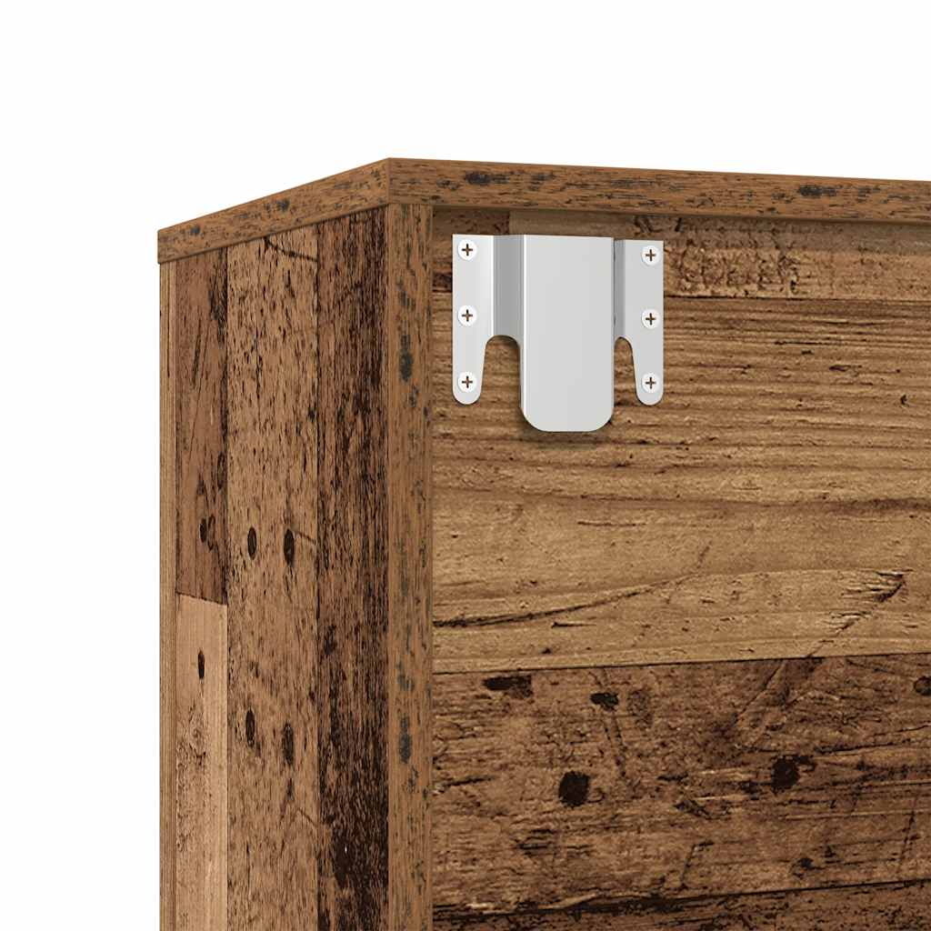 Librerie 3 pz Legno Antico in Legno Multistrato | homemem39