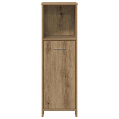 Set Mobili da Bagno 3 pz Rovere Artigianale Legno Multistrato | homemem39