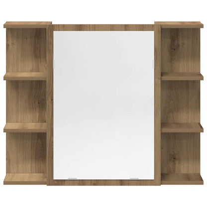 Set Mobili da Bagno 3 pz Rovere Artigianale Legno Multistrato | homemem39