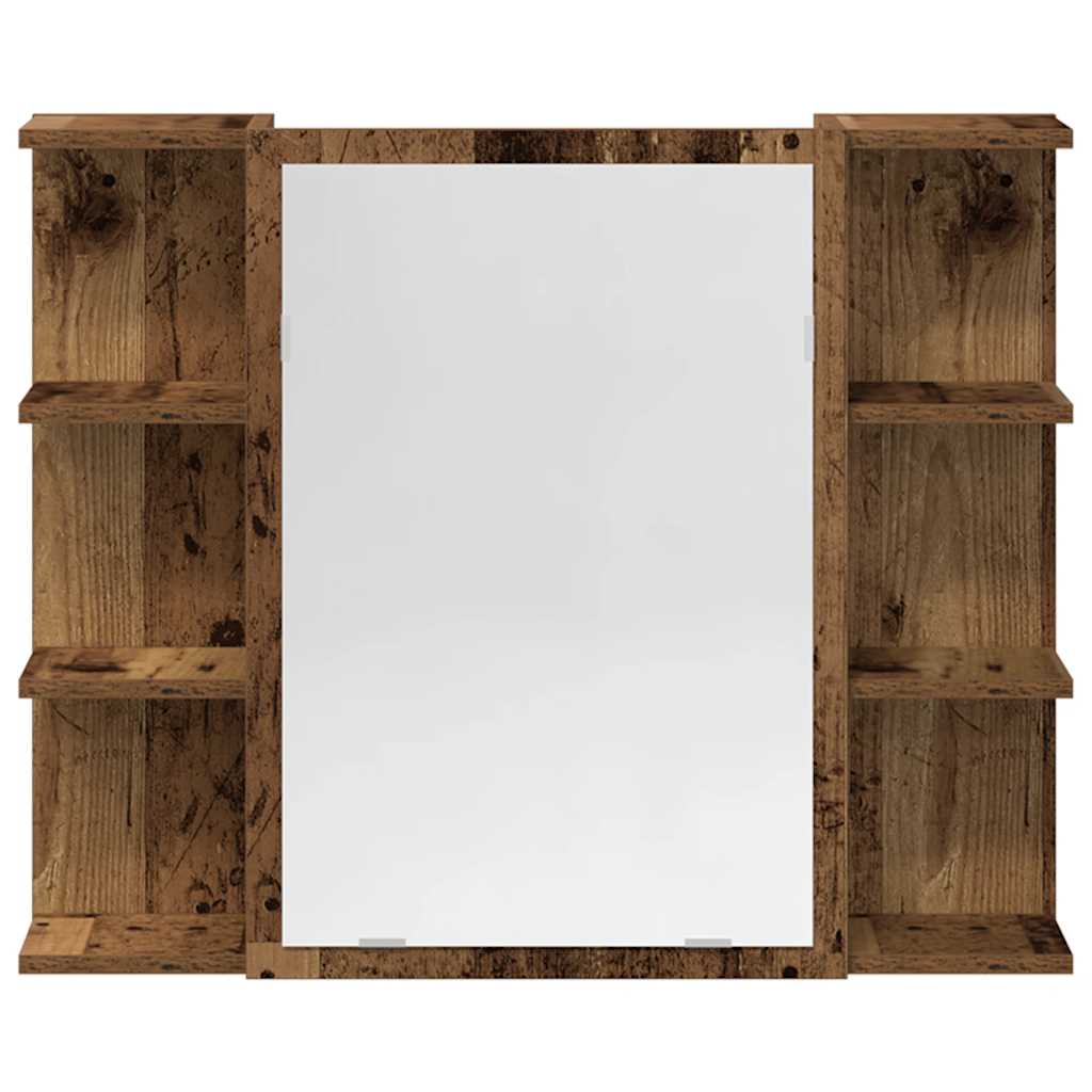 Set Mobili da Bagno 3 pz Legno Antico in Legno Multistrato | homemem39