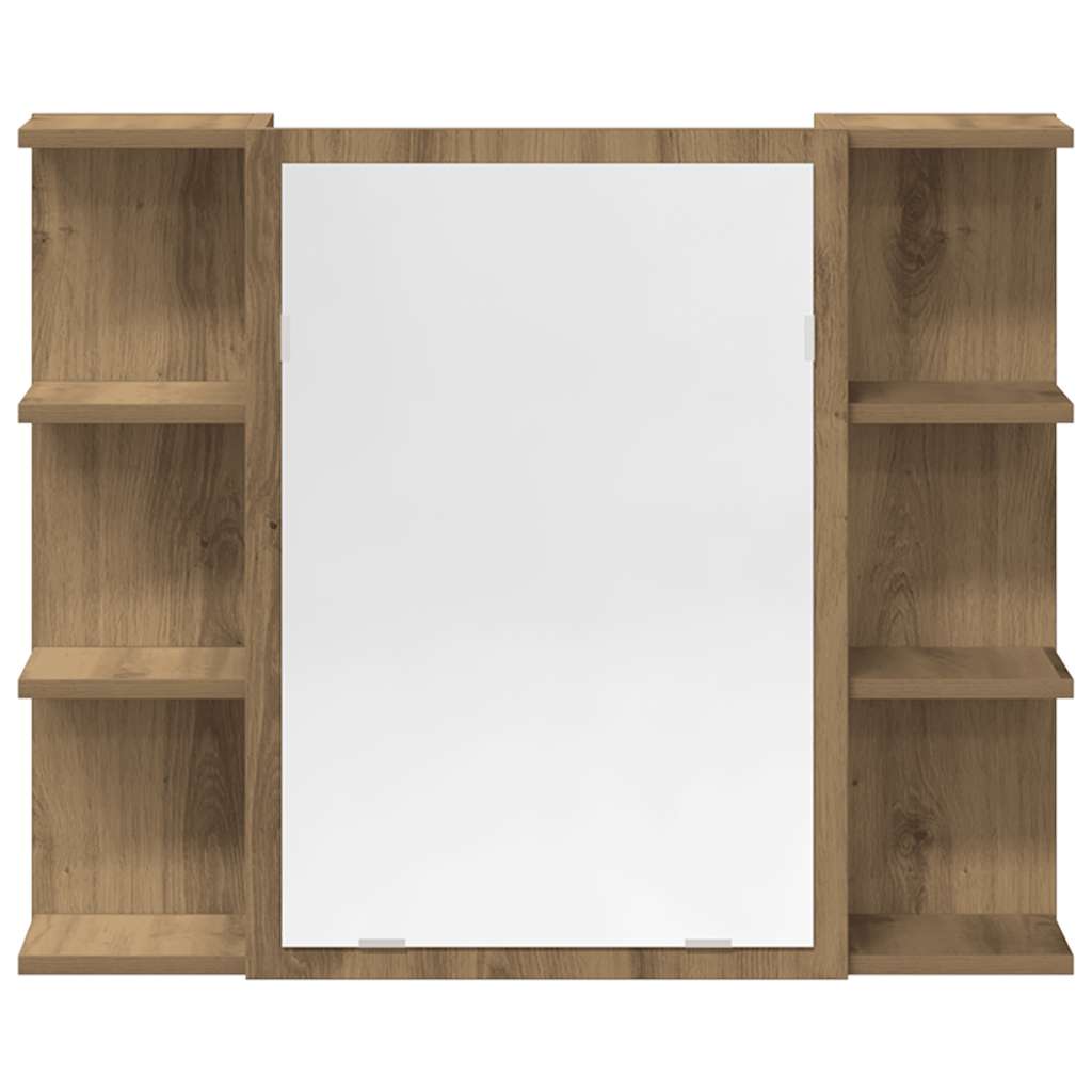 Set Mobili da Bagno 3 pz Rovere Artigianale Legno Multistrato | homemem39