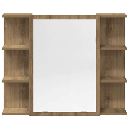 Set Mobili da Bagno 3 pz Rovere Artigianale Legno Multistrato | homemem39