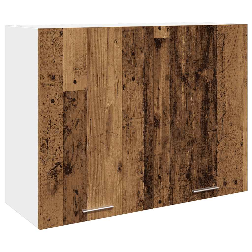 Set di Mobili da Cucina 7 pz Lyon Legno Antico in Truciolato