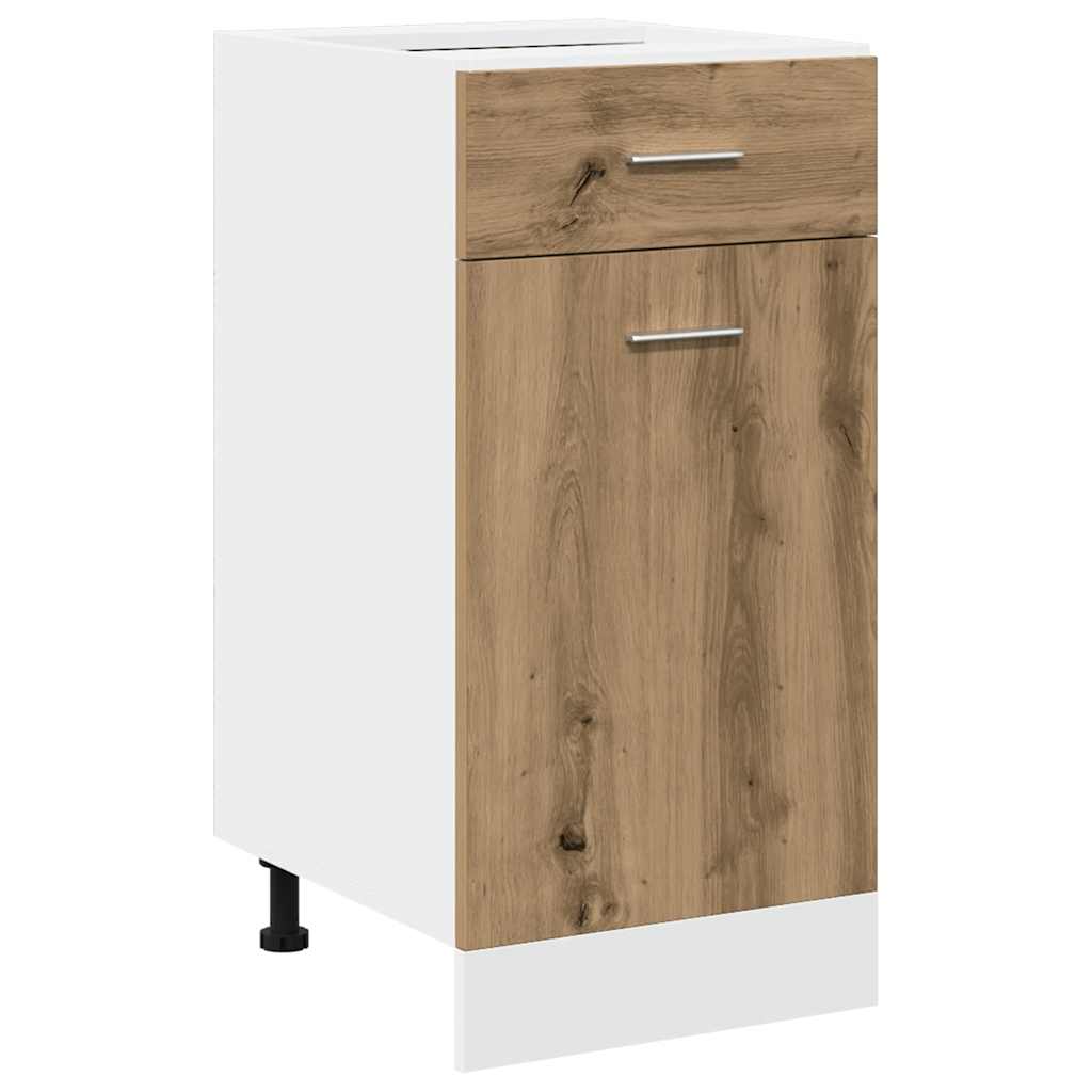 Set di Mobili da Cucina 7 pz Lyon Rovere Artigianale Truciolato | homemem39