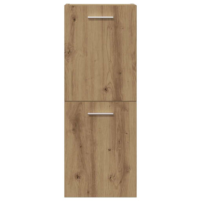 Set Mobili da Bagno 4 pz Rovere Artigianale Legno Multistrato