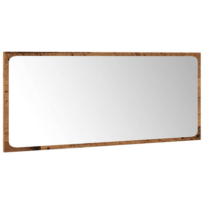 Set Mobili da Bagno 5 pz Legno Antico in Legno Multistrato