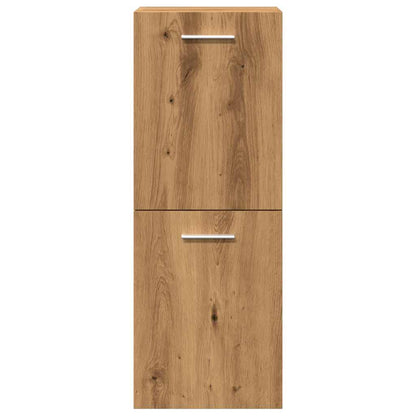 Set Mobili da Bagno 5 pz Rovere Artigianale Legno Multistrato