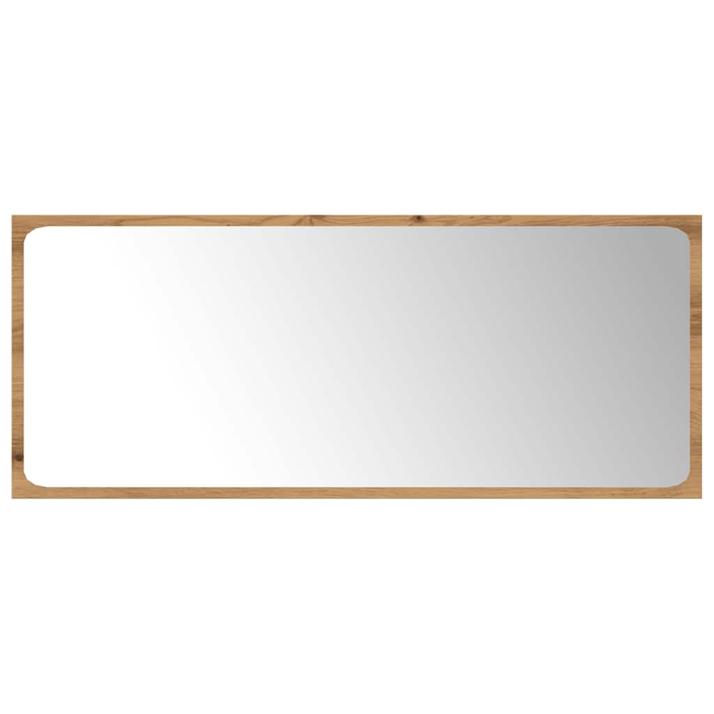 Set Mobili da Bagno 5 pz Rovere Artigianale Legno Multistrato