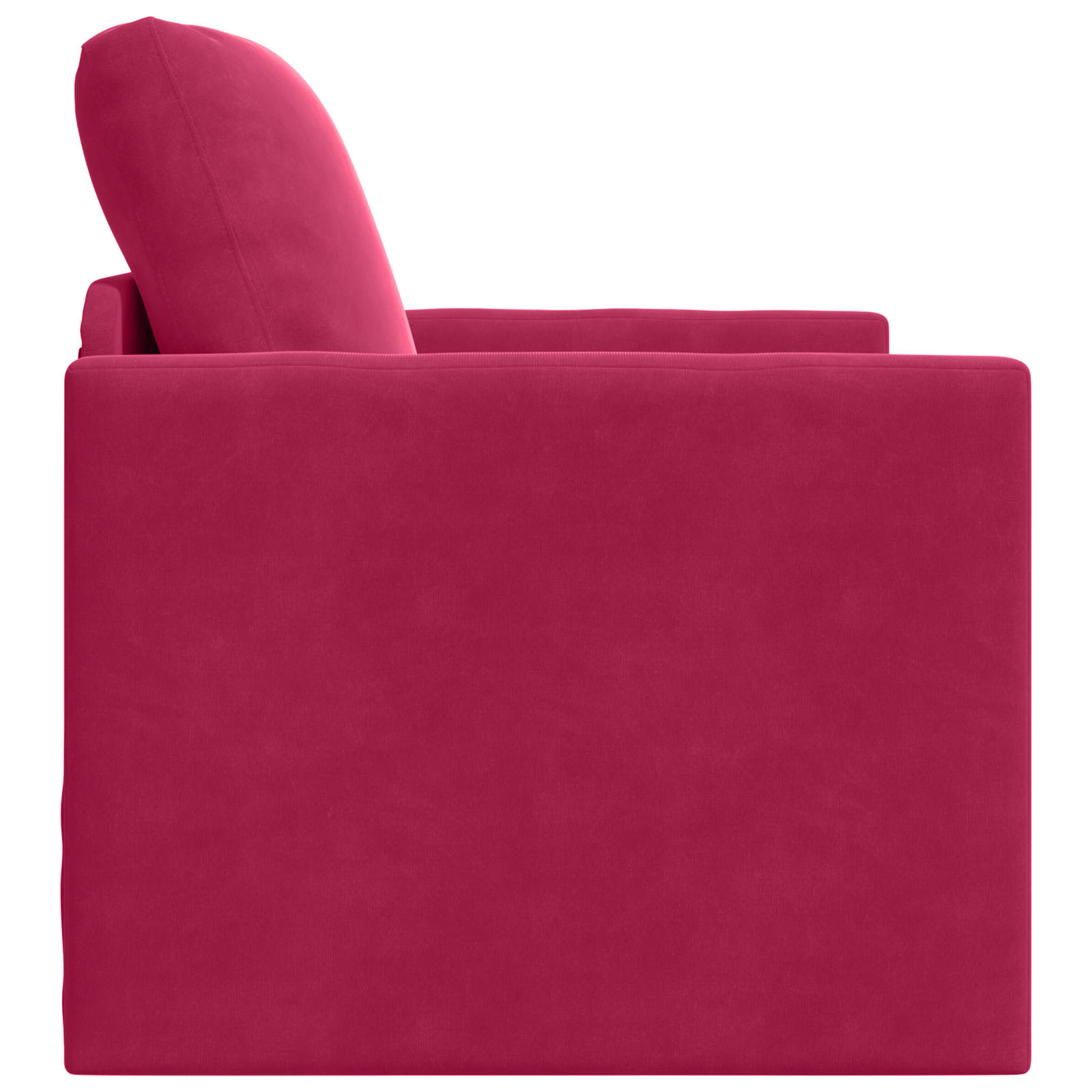 Divano letto Rosso Vino 74 x 77 x 81 cm Velluto | homemem39