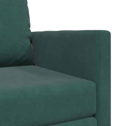 Divano letto Verde Scuro 74 x 77 x 81 cm Velluto