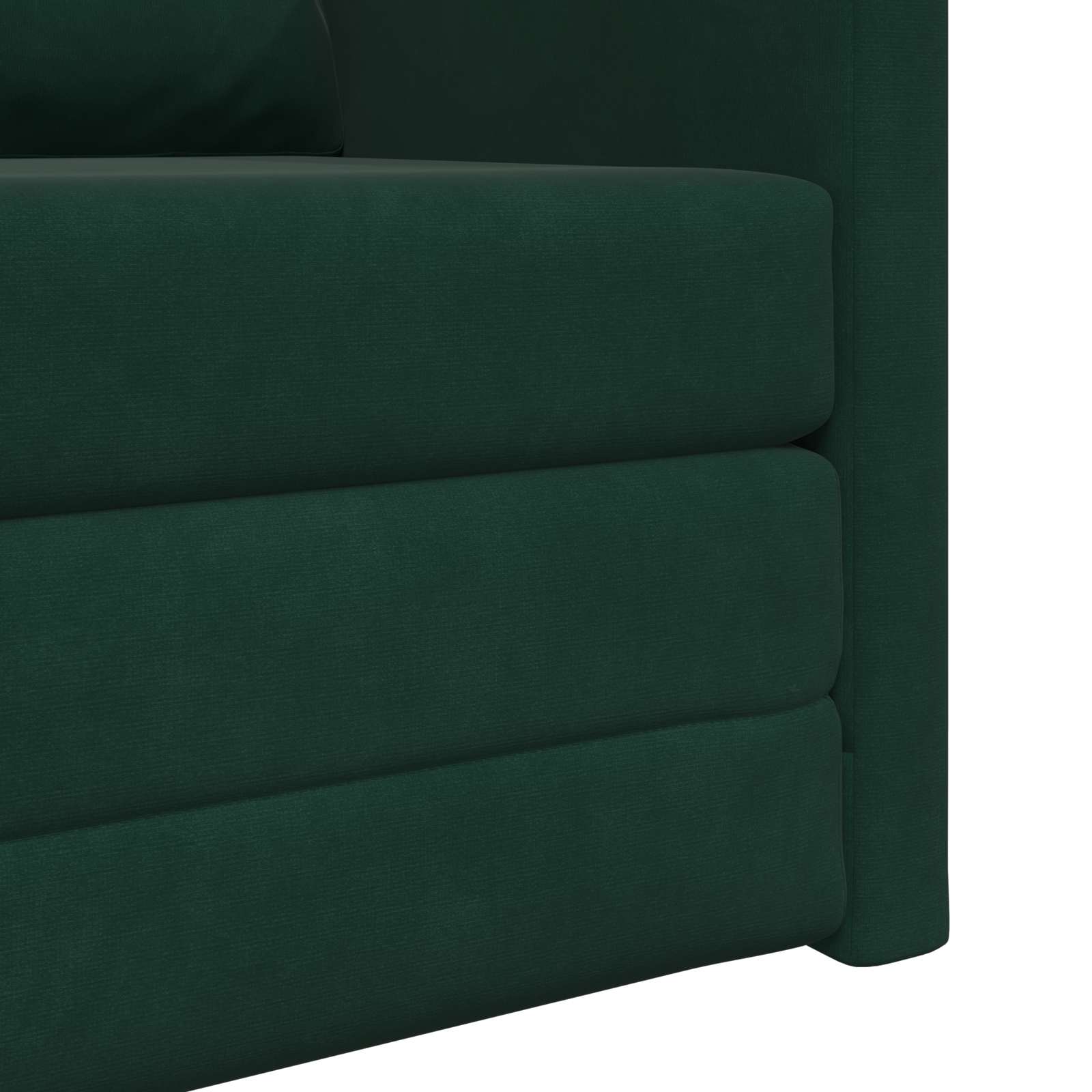 Divano letto Verde Scuro 74 x 77 x 81 cm Velluto | homemem39