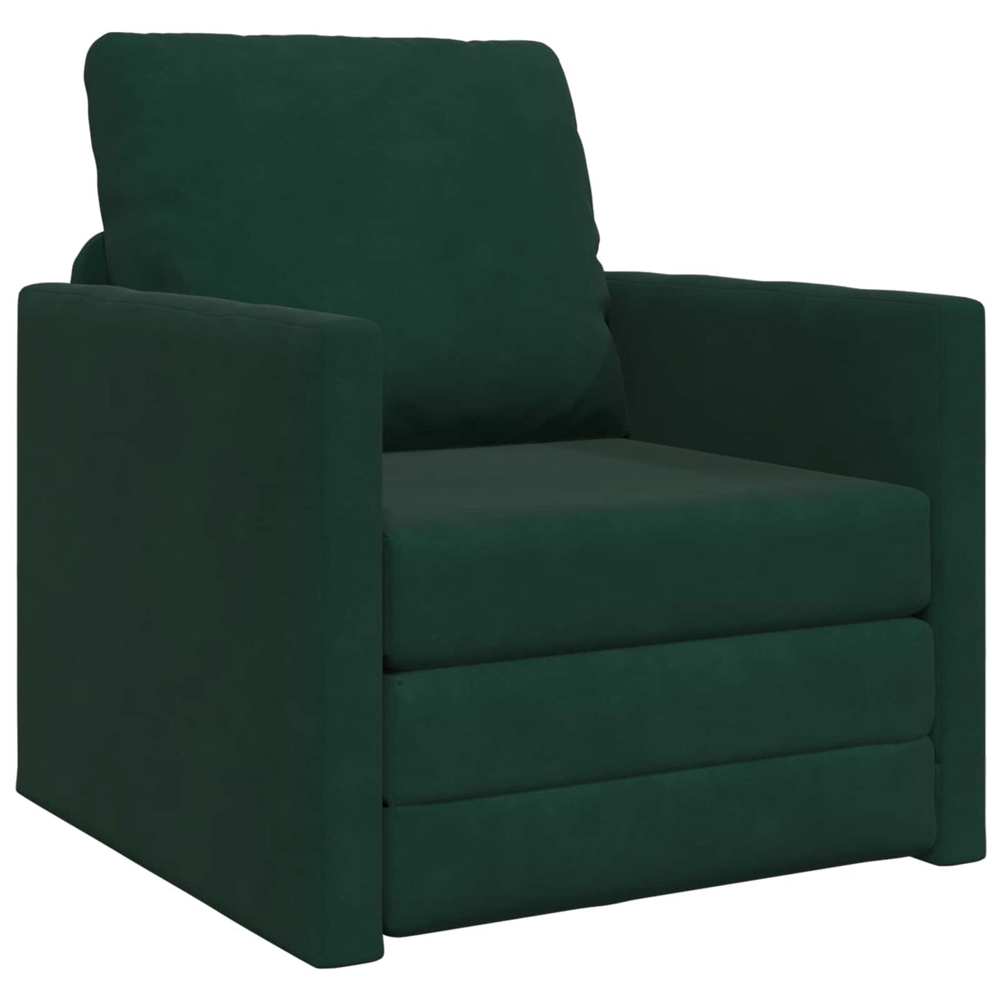 Divano letto Verde Scuro 74 x 77 x 81 cm Velluto | homemem39
