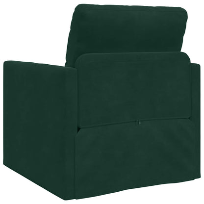 Divano letto Verde Scuro 74 x 77 x 81 cm Velluto | homemem39