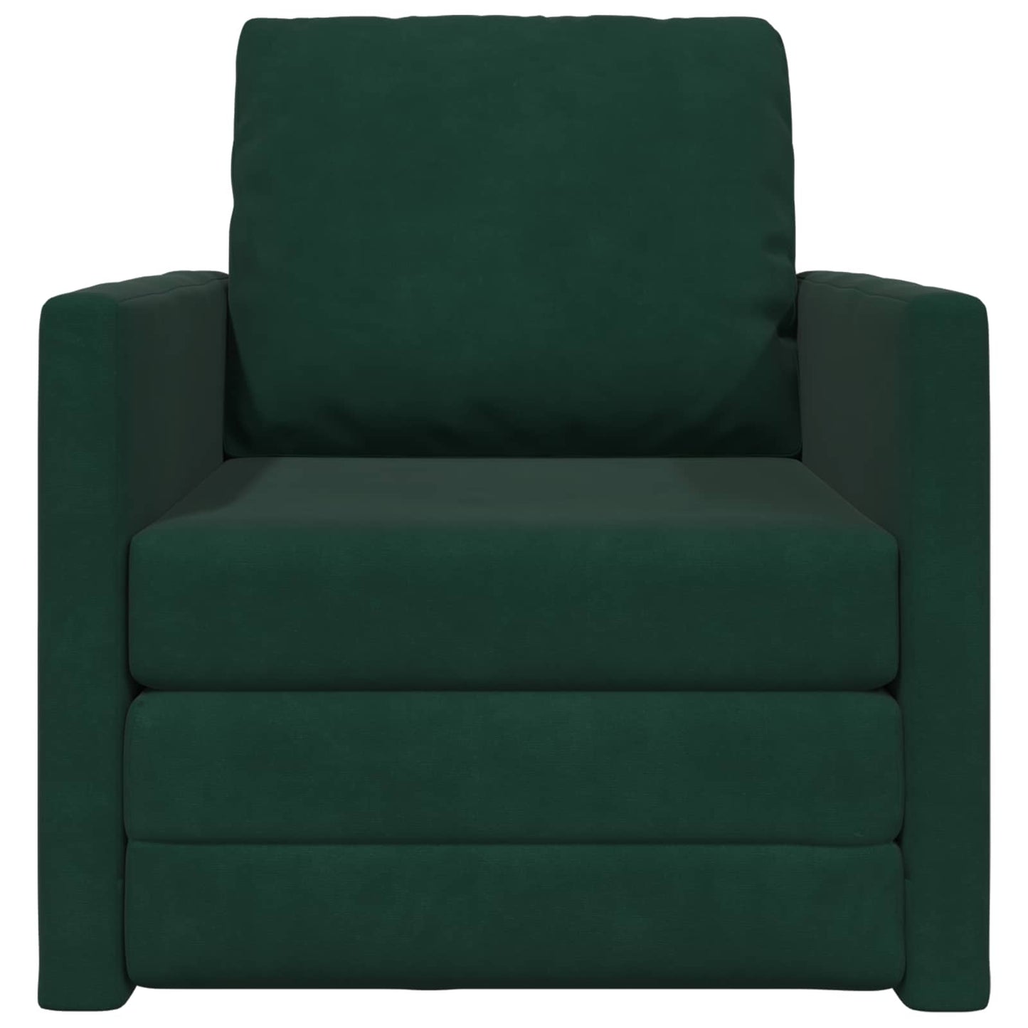Divano letto Verde Scuro 74 x 77 x 81 cm Velluto | homemem39