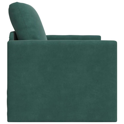 Divano letto Verde Scuro 74 x 77 x 81 cm Velluto