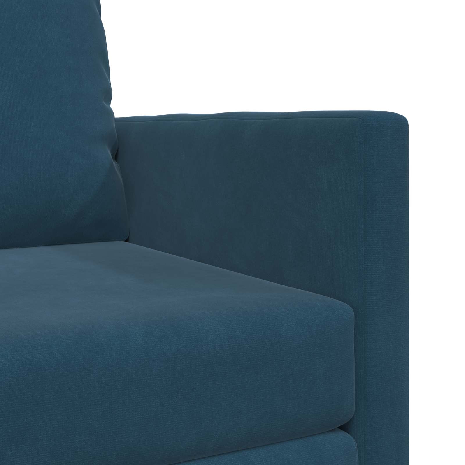 Divano letto Blu 74 x 77 x 81 cm Velluto | homemem39