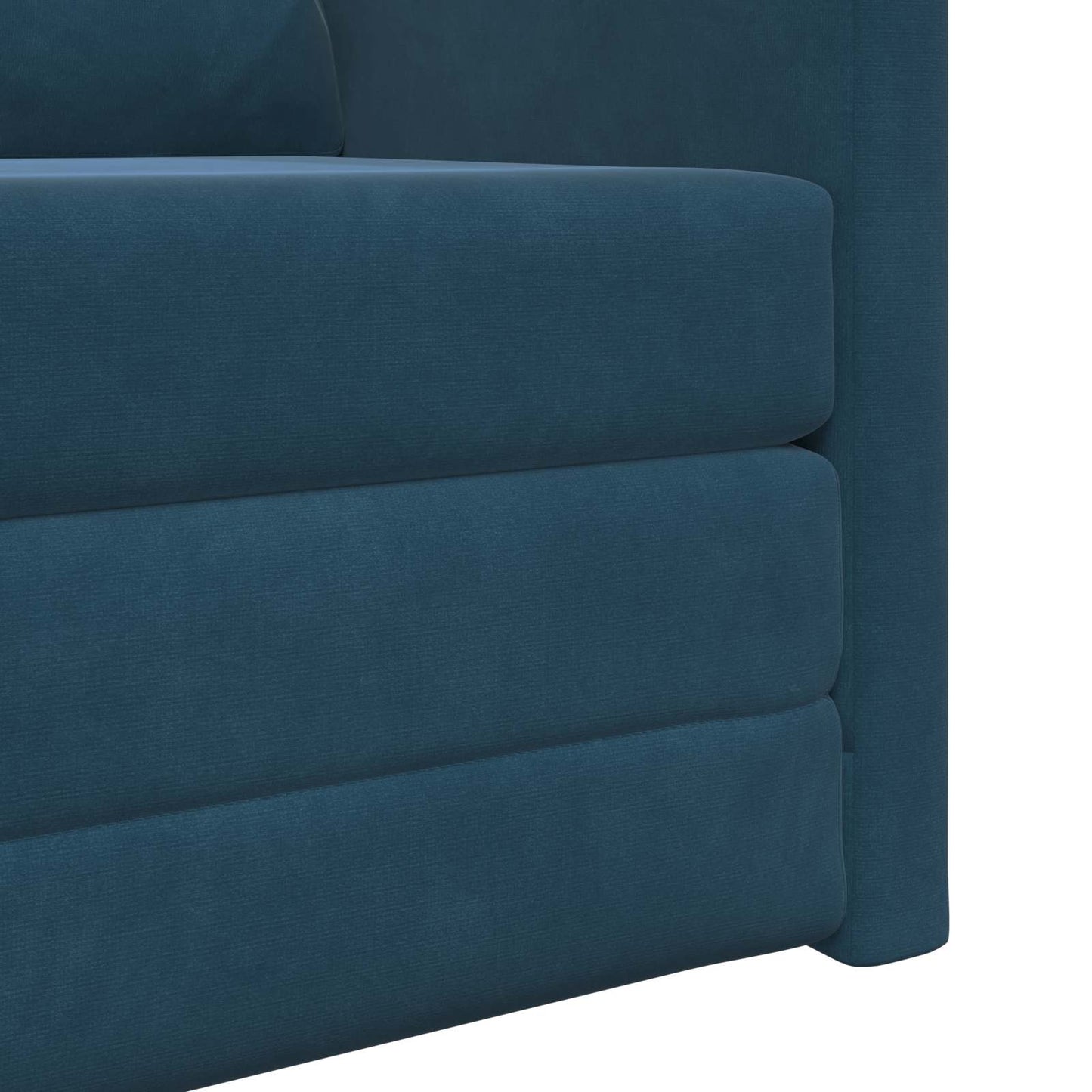 Divano letto Blu 74 x 77 x 81 cm Velluto | homemem39