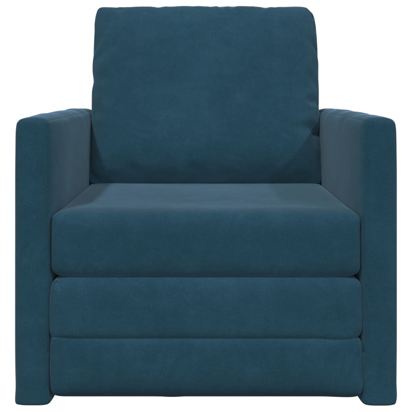 Divano letto Blu 74 x 77 x 81 cm Velluto | homemem39