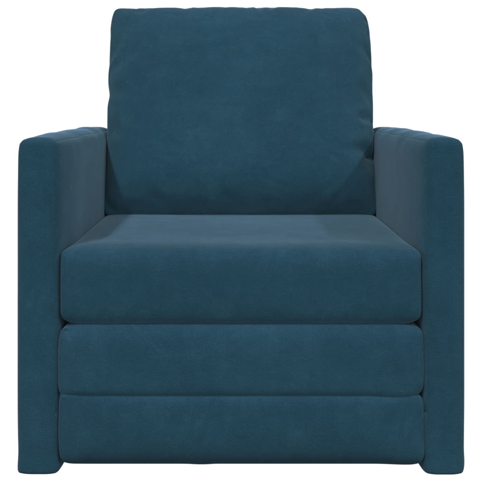 Divano letto Blu 74 x 77 x 81 cm Velluto | homemem39