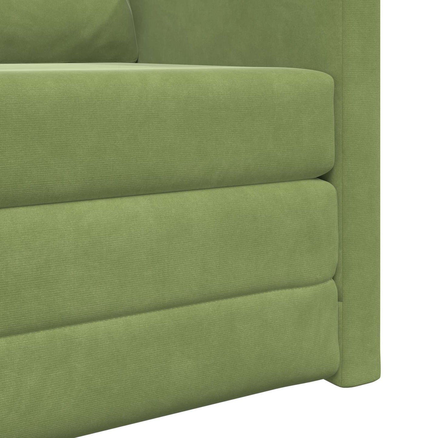 Divano letto Verde chiaro 74 x 77 x 81 cm Velluto | homemem39