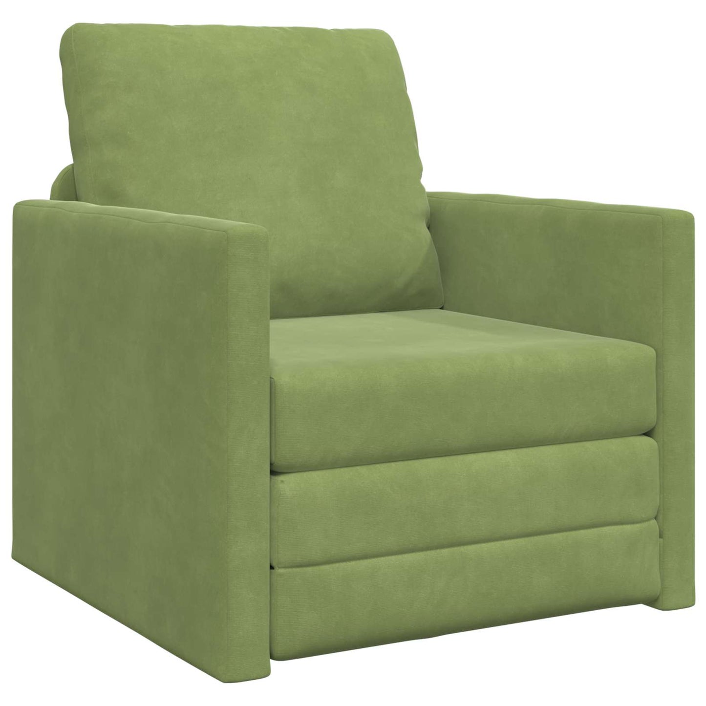Divano letto Verde chiaro 74 x 77 x 81 cm Velluto | homemem39