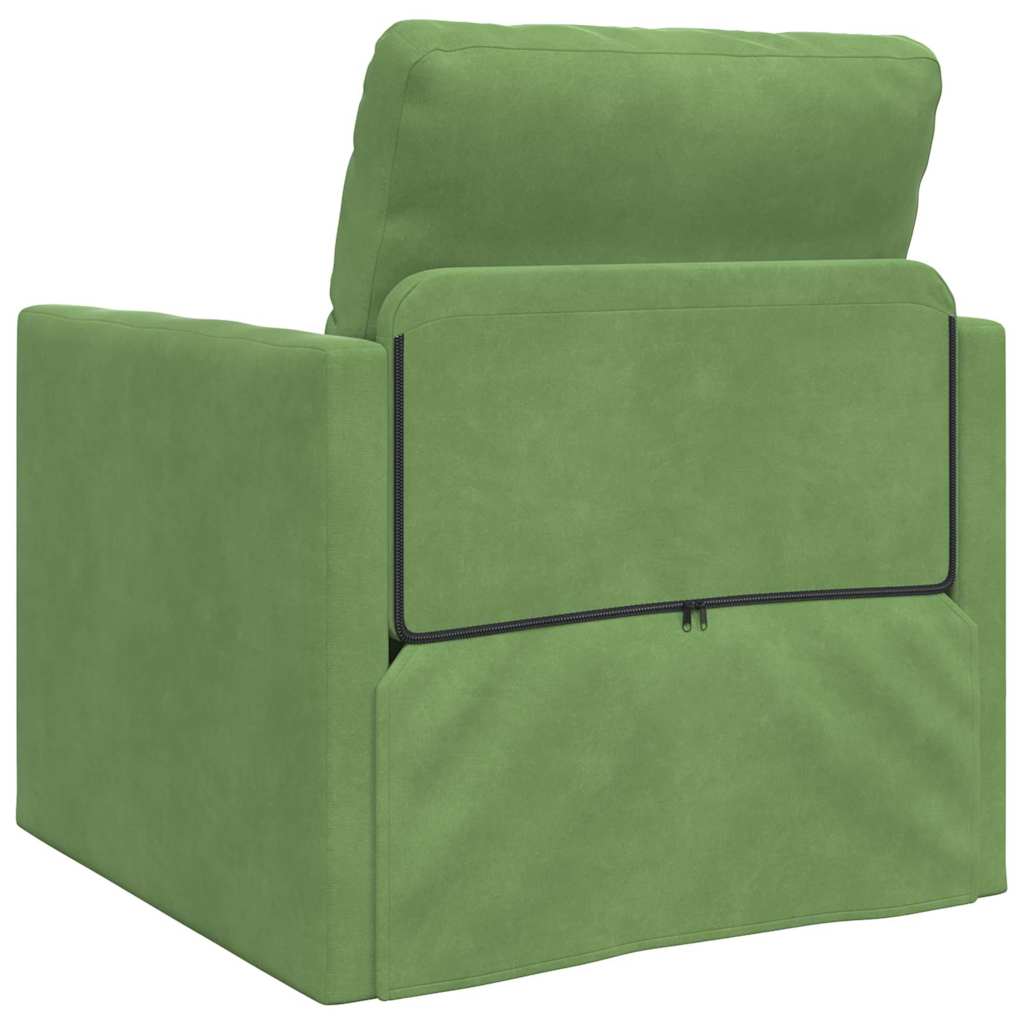 Divano letto 60cm Verde chiaro Velluto - homemem39