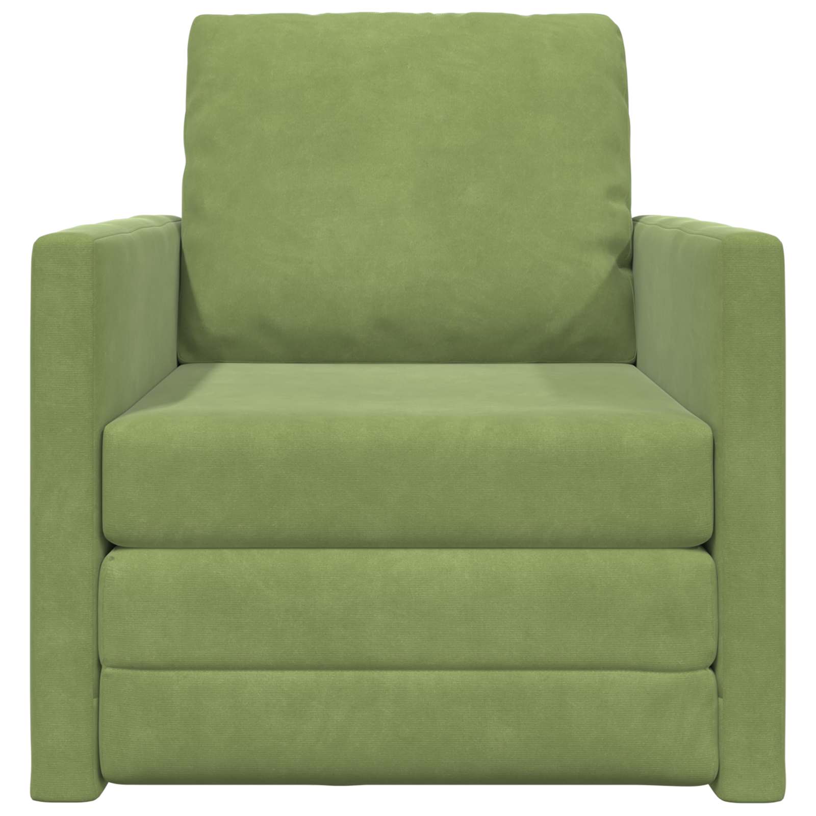 Divano letto Verde chiaro 74 x 77 x 81 cm Velluto | homemem39