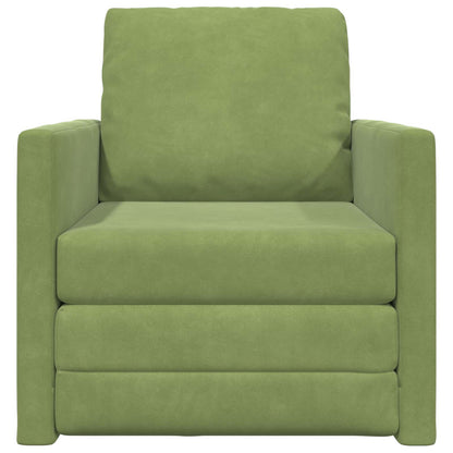 Divano letto Verde chiaro 74 x 77 x 81 cm Velluto | homemem39