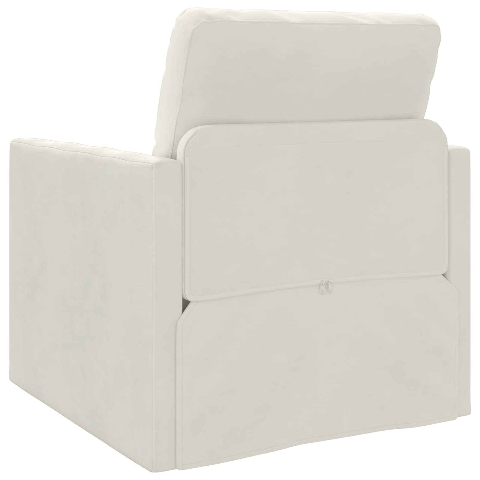 Divano letto Crema 74 x 77 x 81 cm Velluto | homemem39