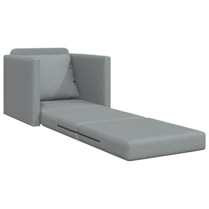 Divano letto Grigio chiaro 74 x 77 x 81 cm Tessuto