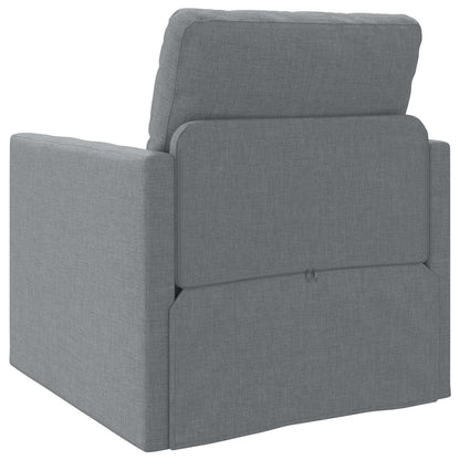 Divano letto 60cm Grigio chiaro Tessuto | homemem39