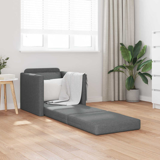 Divano letto 60cm Grigio scuro Tessuto | homemem39