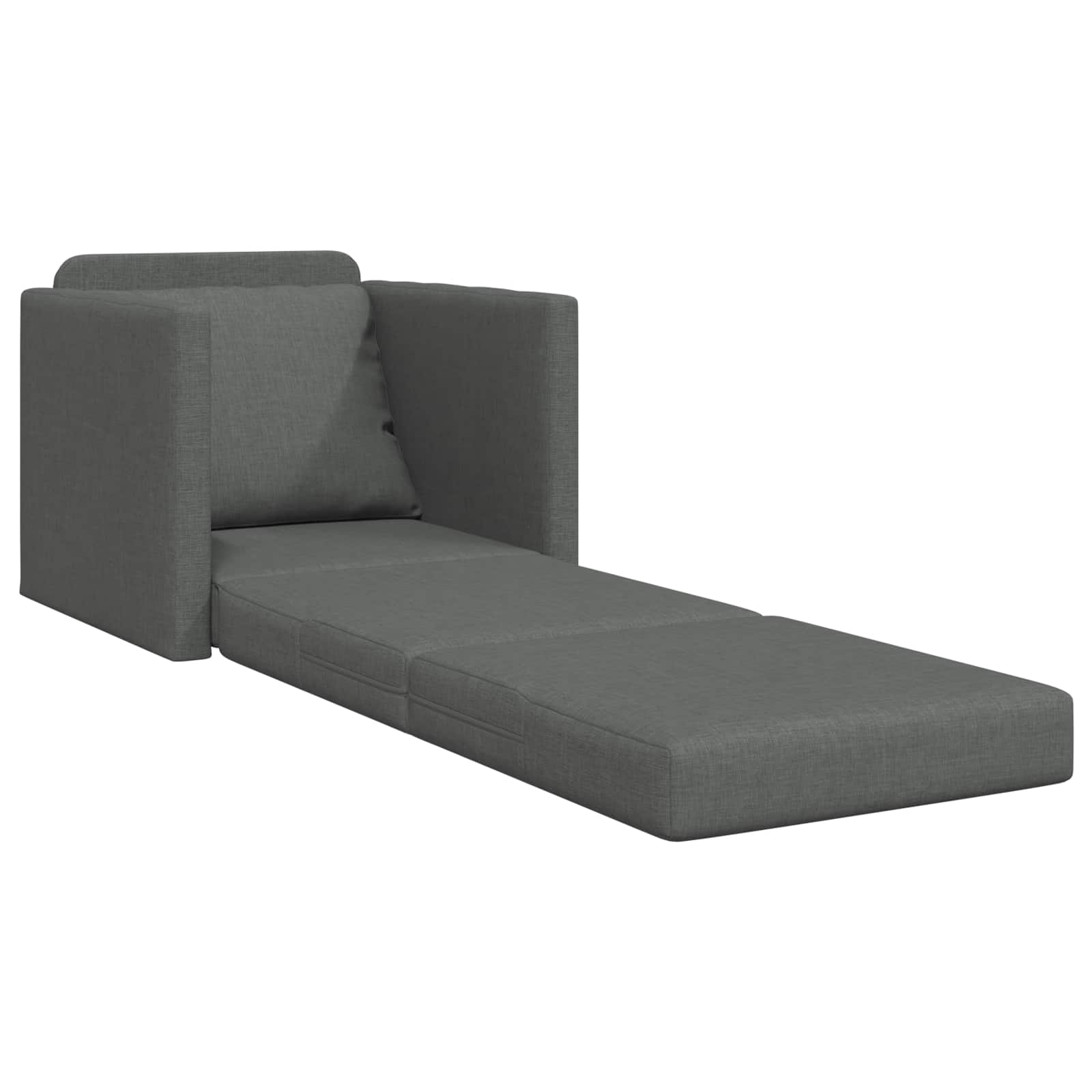 Divano letto 60cm Grigio scuro Tessuto | homemem39