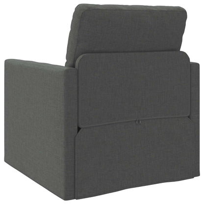 Divano letto 60cm Grigio scuro Tessuto | homemem39