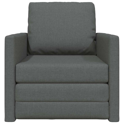 Divano letto Grigio scuro 74 x 77 x 81 cm Tessuto