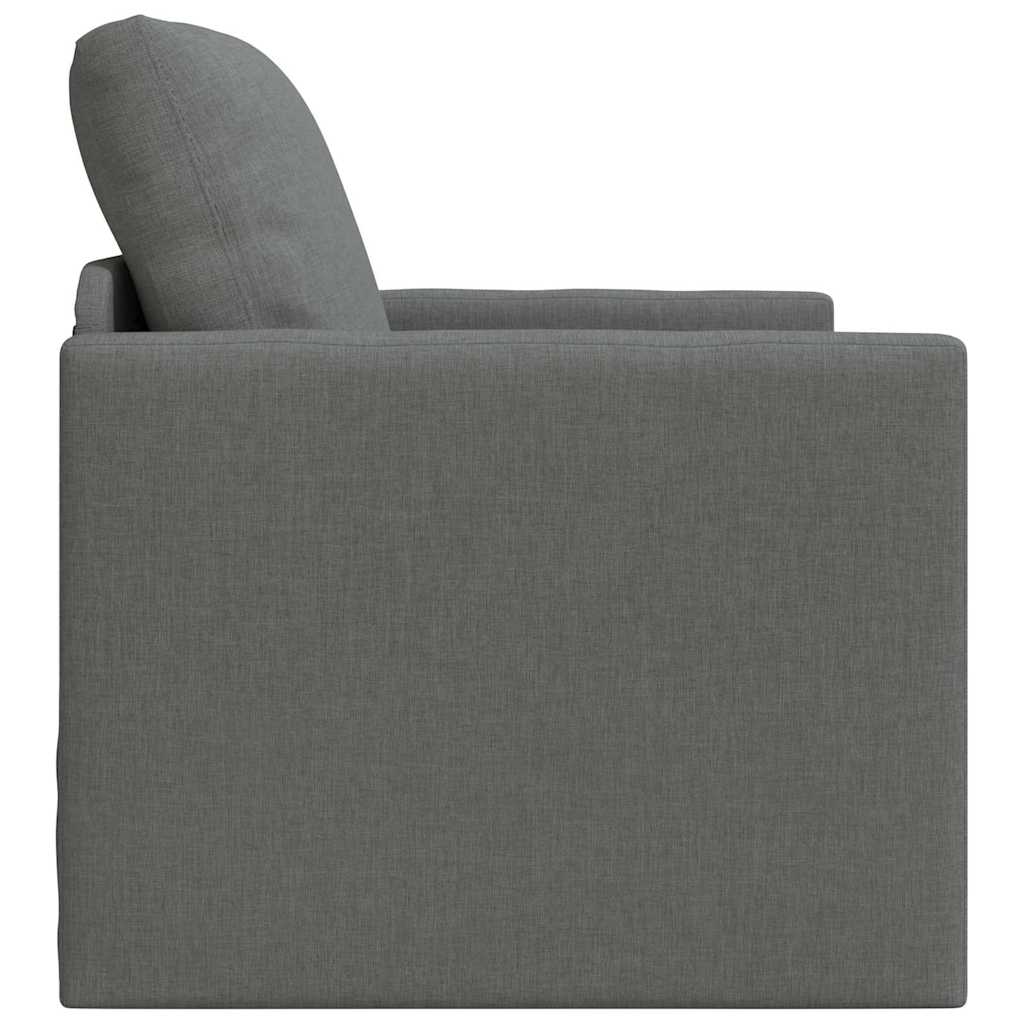 Divano letto Grigio scuro 74 x 77 x 81 cm Tessuto