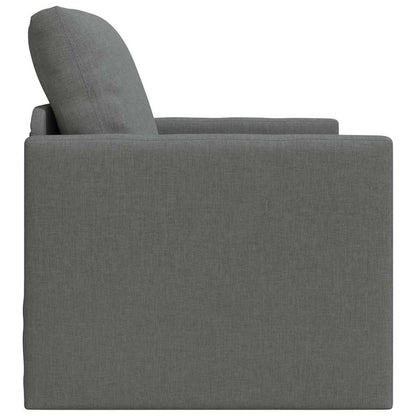 Divano letto Grigio scuro 74 x 77 x 81 cm Tessuto