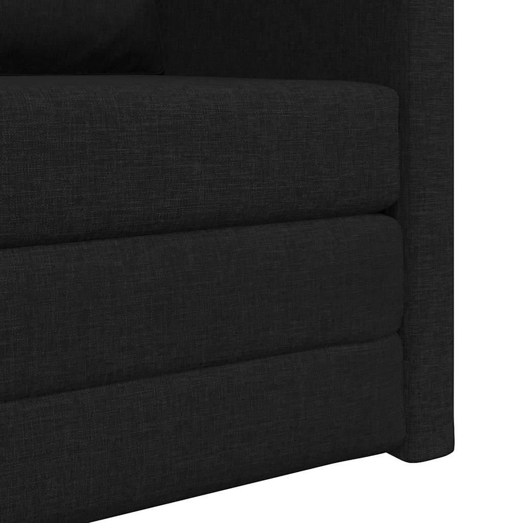 Divano letto Nero 74 x 77 x 81 cm Tessuto