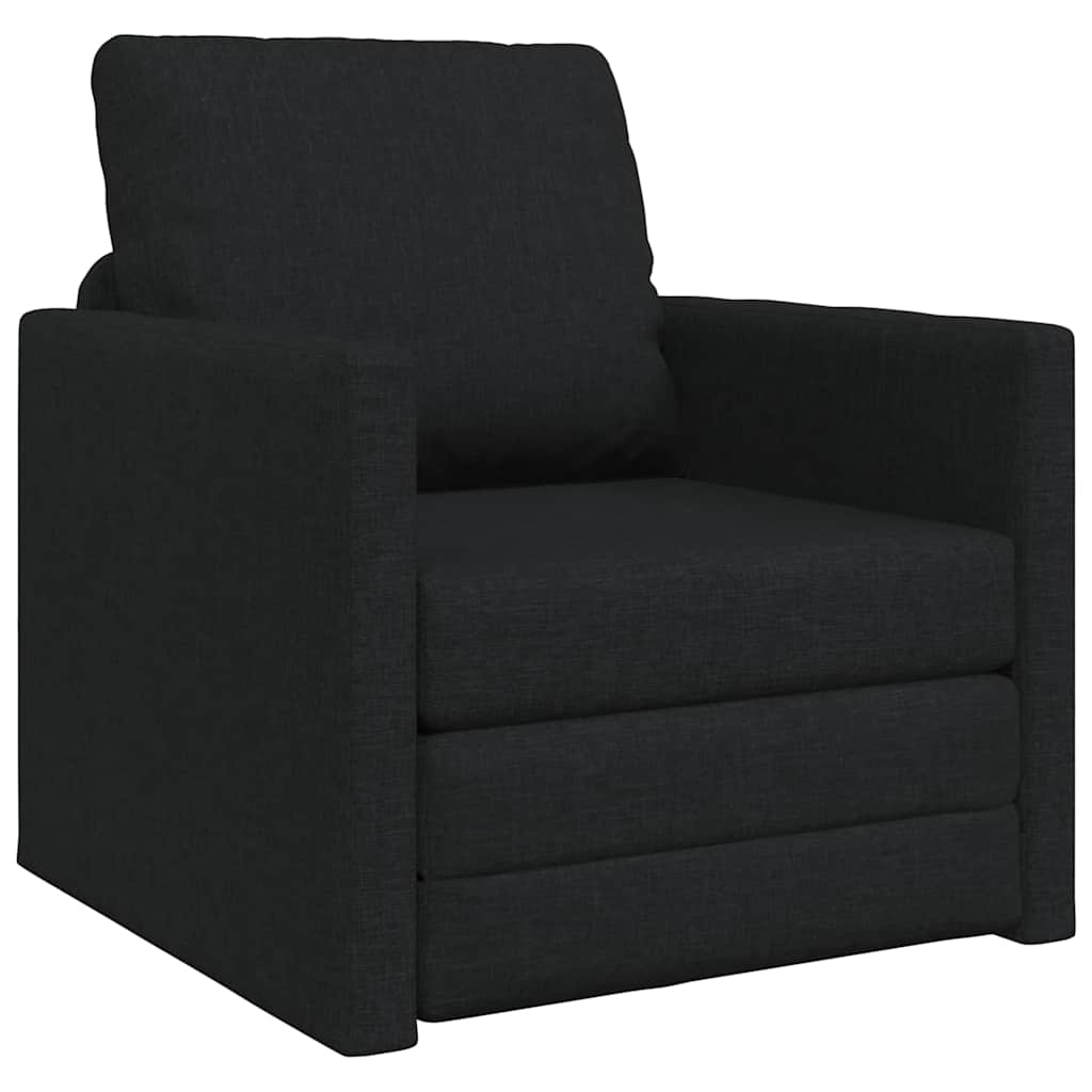 Divano letto Nero 74 x 77 x 81 cm Tessuto
