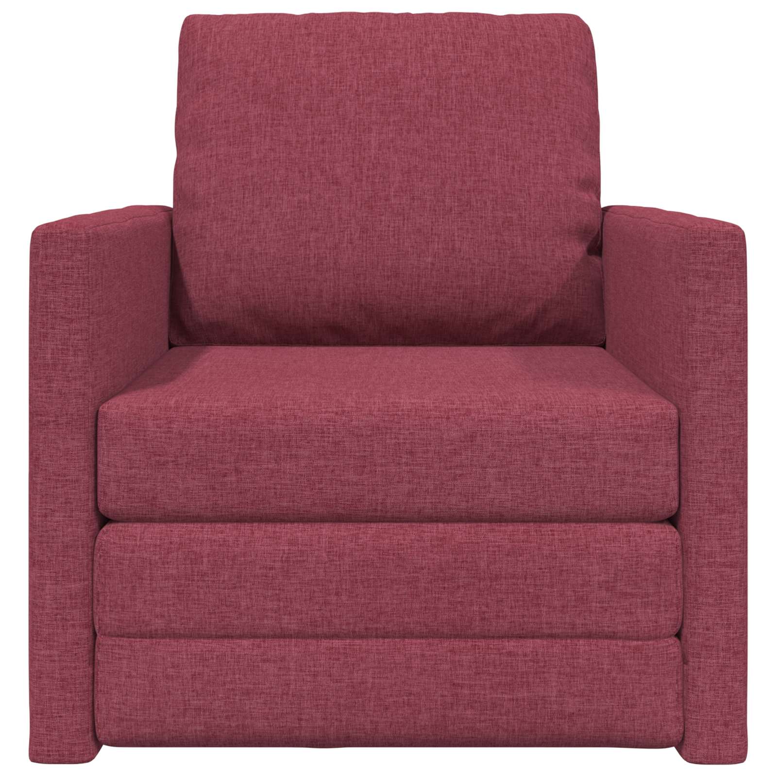 Divano letto Rosso Vino 74 x 77 x 81 cm Tessuto | homemem39