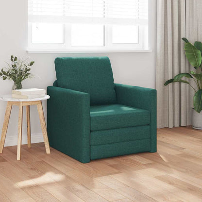 Divano letto Verde Scuro 74 x 77 x 81 cm Tessuto