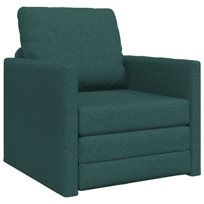Divano letto Verde Scuro 74 x 77 x 81 cm Tessuto