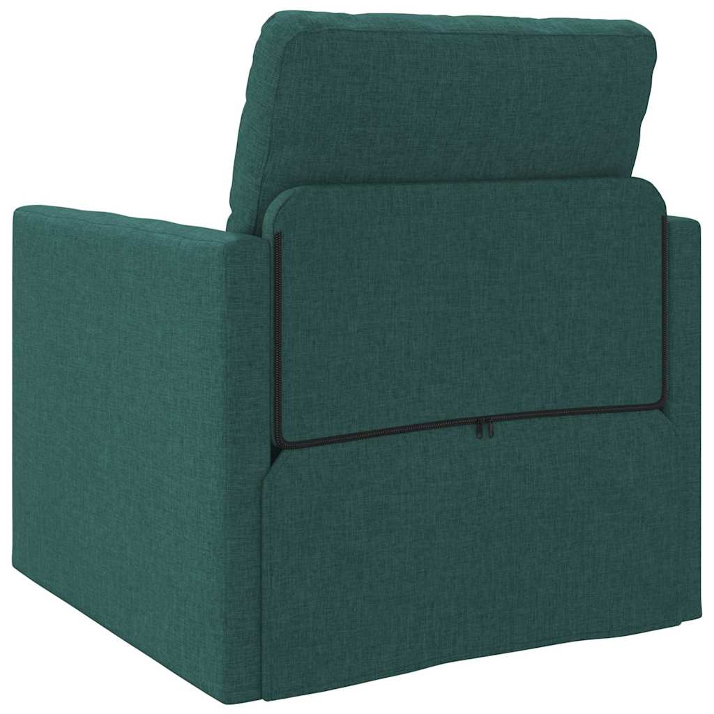 Divano letto Verde Scuro 74 x 77 x 81 cm Tessuto
