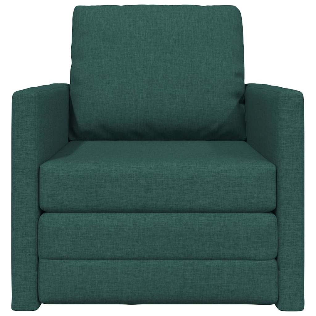 Divano letto Verde Scuro 74 x 77 x 81 cm Tessuto