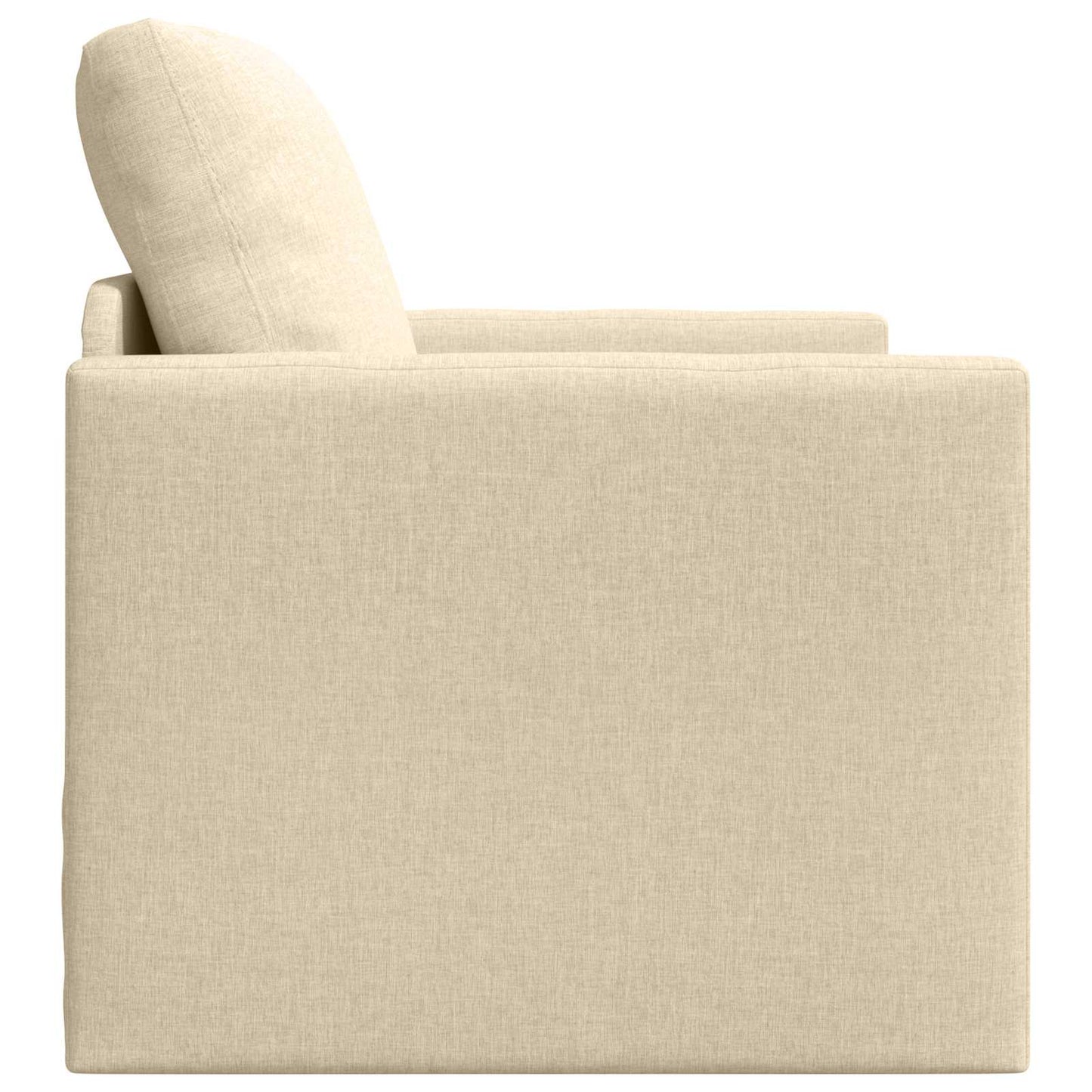 Divano letto Crema 74 x 77 x 81 cm Tessuto | homemem39