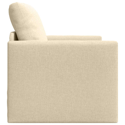 Divano letto Crema 74 x 77 x 81 cm Tessuto | homemem39
